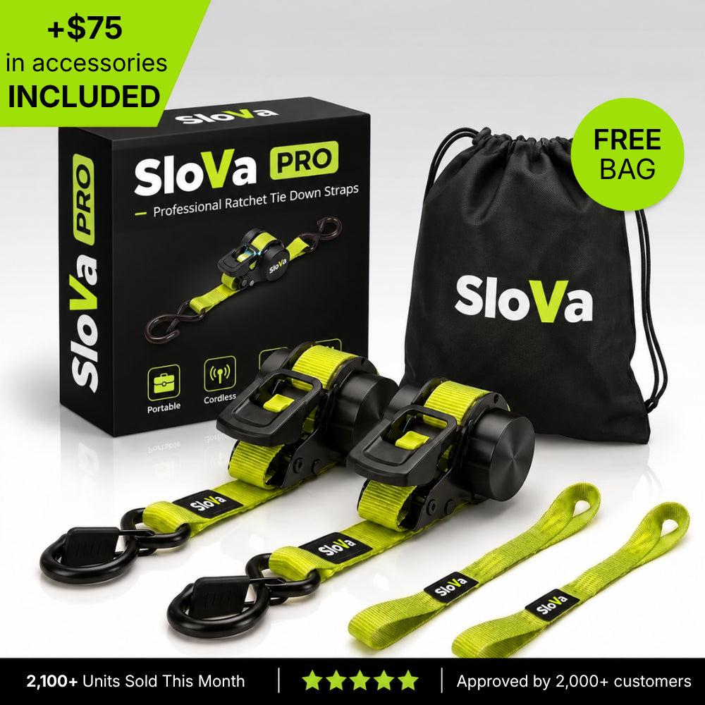 Retractable Ratchet Straps