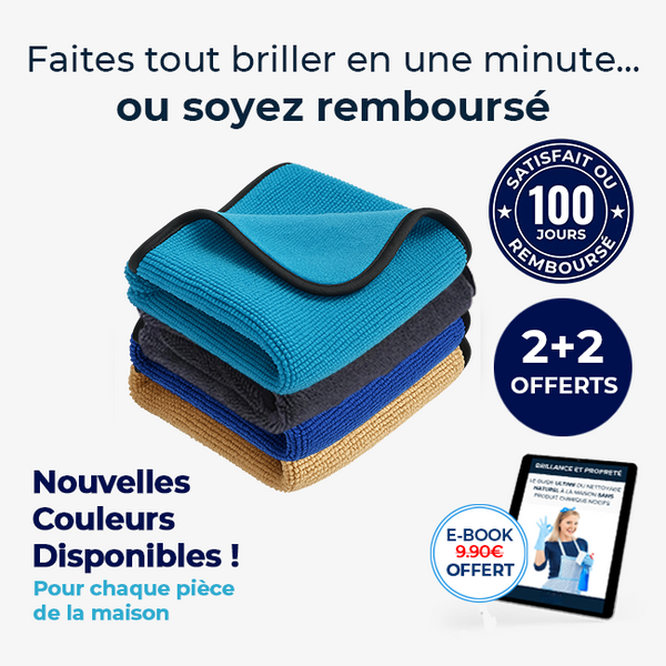 Chiffon Slova™ (nettoie à l'eau, sans traces)
