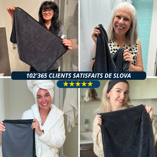 Chiffon Slova™ (nettoie à l'eau, sans traces)