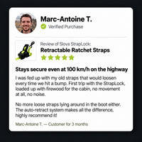 Retractable Ratchet Straps