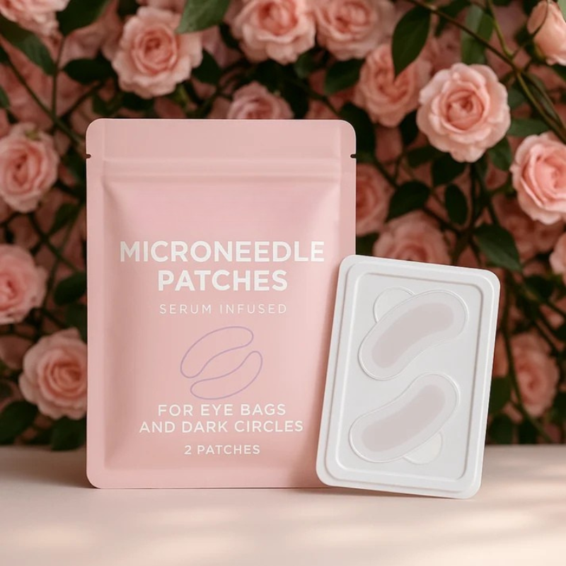 Parches de Micro-Agujas para el Contorno de Ojos