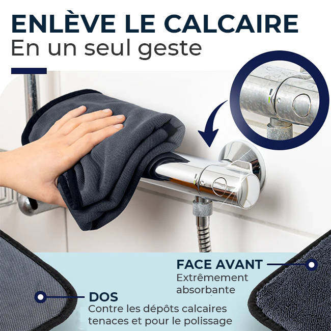 Chiffon Slova™ (nettoie à l'eau, sans traces)